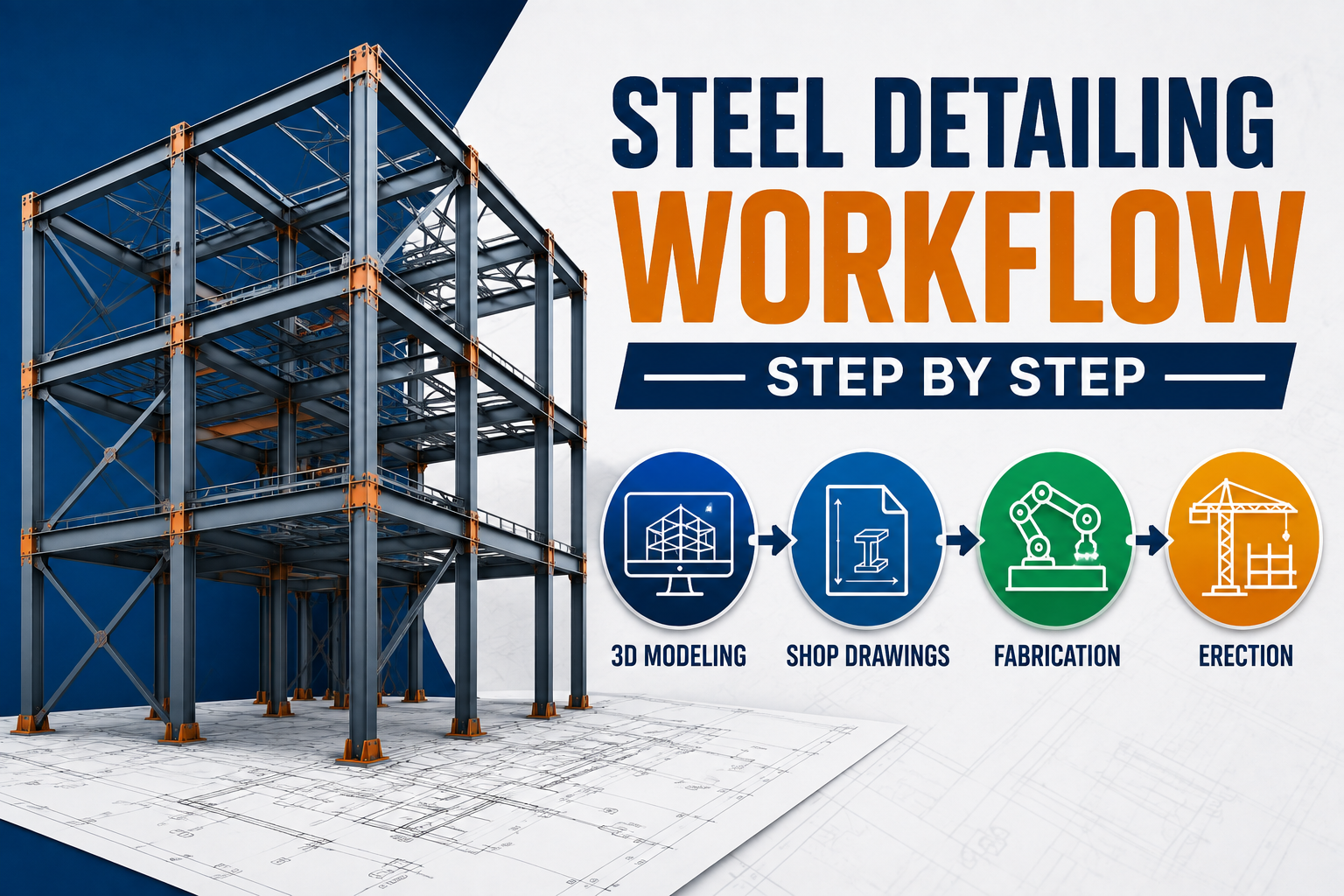 Steel detailing workflow