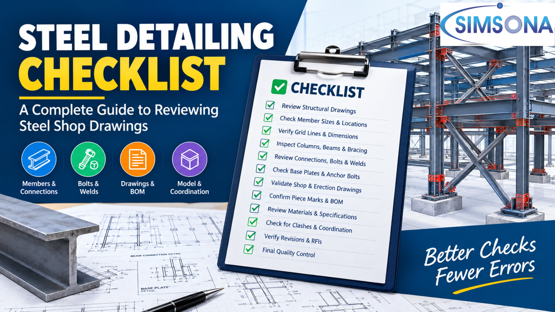 Steel detailing checklist