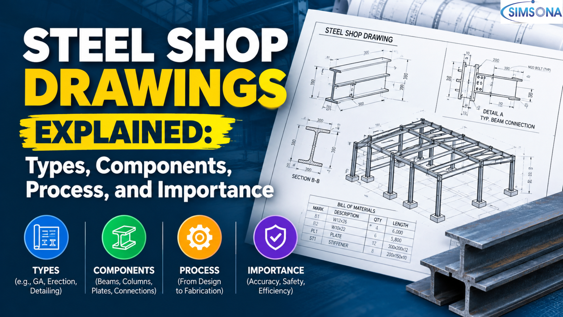 steel shop drawings